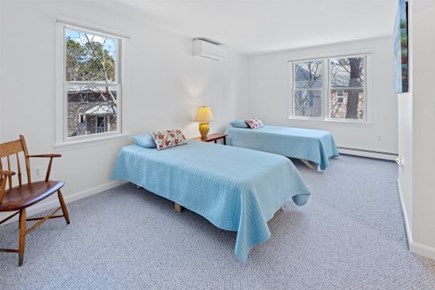 Wellfleet Cape Cod vacation rental - 2nd floor bedroom with 2 twin beds and fold out twin