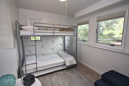 Wellfleet Cape Cod vacation rental - Lower level bedroom with bunk bed with trundle