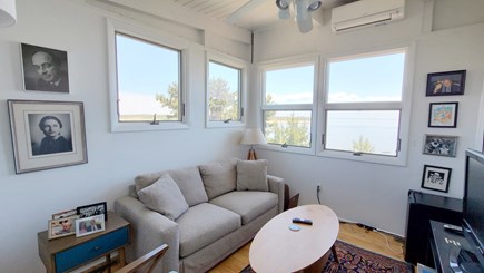 Wellfleet Cape Cod vacation rental - TV room with sleep sofa