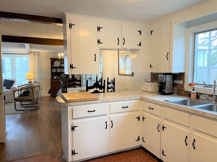 Harwich Port Cape Cod vacation rental - Kitchen opens to dining area