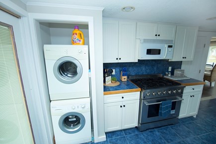 South Yarmouth Cape Cod vacation rental - Washer / Dryer in Kitchen w/ beautiful gas oven