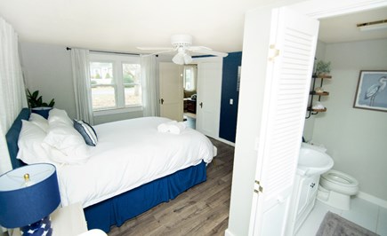 South Yarmouth Cape Cod vacation rental - Master bedroom - Queen Bed w/ half bath