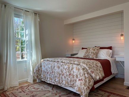 Sandwich, In Village across Shawme Pond Cape Cod vacation rental - Comfortable queen with convenient built-ins.