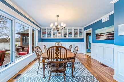 Pocasset Cape Cod vacation rental - Formal dining room with water views