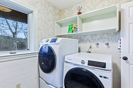 Pocasset Cape Cod vacation rental - Main level laundry