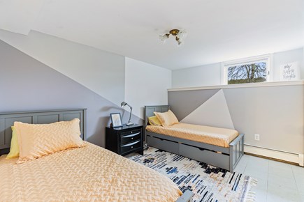 Pocasset Cape Cod vacation rental - Lower level bedroom with 2 twin beds
