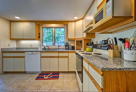 Mashpee Cape Cod vacation rental - Fully equipped kitchen with coffee maker