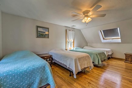 Mashpee Cape Cod vacation rental - Bedroom with 4 twin beds
