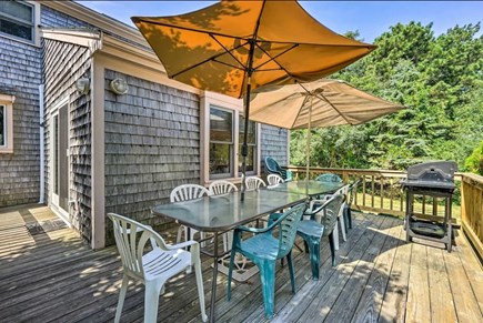 Mashpee Cape Cod vacation rental - Deck with grill