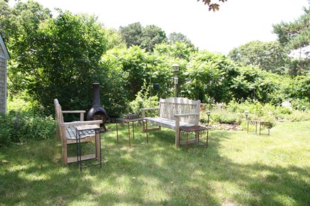West Harwich Cape Cod vacation rental - Seating outside for quiet coffee and a chat