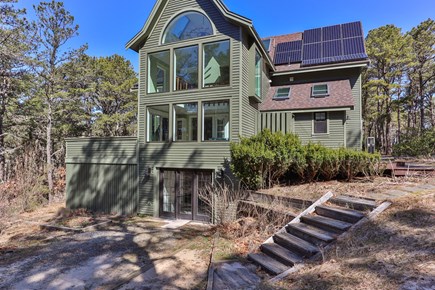 Wellfleet Cape Cod vacation rental - Exterior as you pull in the driveway