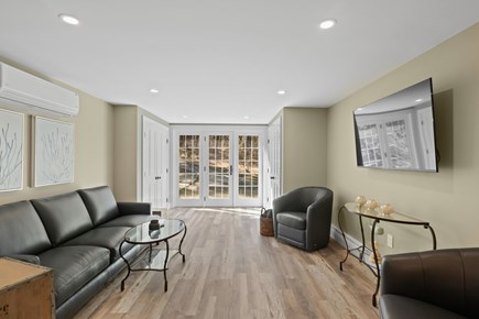 Wellfleet Cape Cod vacation rental - Lower Level Family Room TV Area