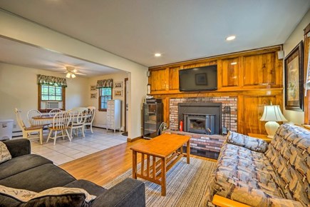 Falmouth Cape Cod vacation rental - Open concept with spacious living room and a flat-screen TV