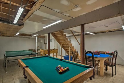 Falmouth Cape Cod vacation rental - Game Room with Pool, Ping Pong, and Poker Table