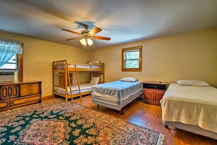 Falmouth Cape Cod vacation rental - Bedroom with bunk bed and two twin beds