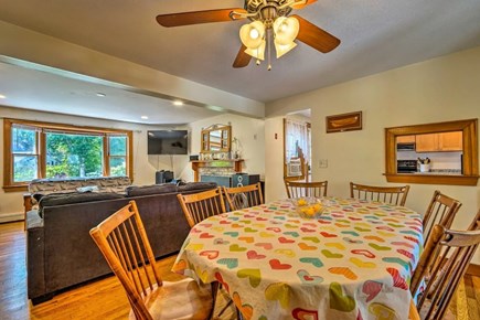 Falmouth Cape Cod vacation rental - Open-concept living room with dining area
