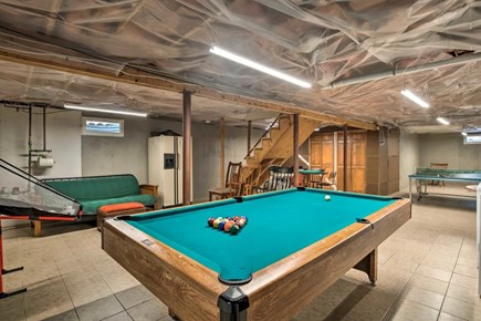 Falmouth Cape Cod vacation rental - Game room with pool table, basketball, and more!