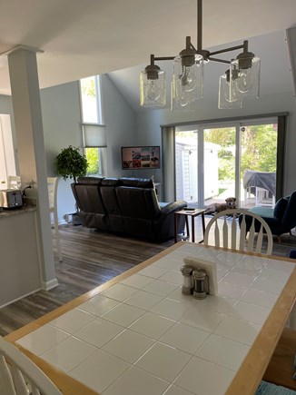 Brewster Cape Cod vacation rental - Dining area seats 6 w/ open kitchen & living room and 2 bar seats