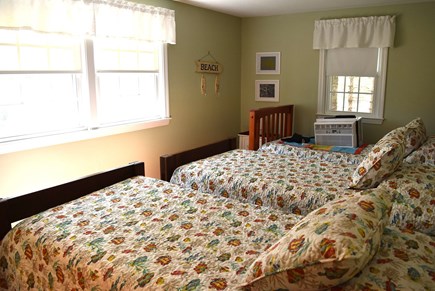 Centerville Cape Cod vacation rental - bedroom with 3 twin beds