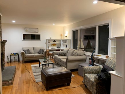 Chatham, Stillwater Pond Retreat Cape Cod vacation rental - Living room with smart TV and plenty of seating