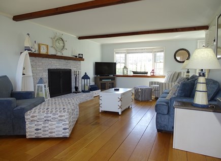 East Dennis Cape Cod vacation rental - Spacious bright living area