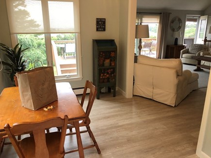 North Eastham Cape Cod vacation rental - Dining Area adjacent to Open Living and Kitchen area