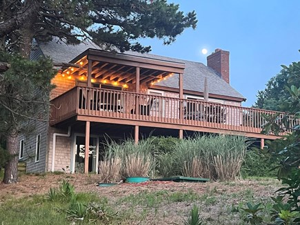 North Eastham Cape Cod vacation rental - Enjoy sunsets from covered sitting area