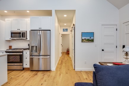 Provincetown Cape Cod vacation rental - Kitchen and hallway to bedrooms