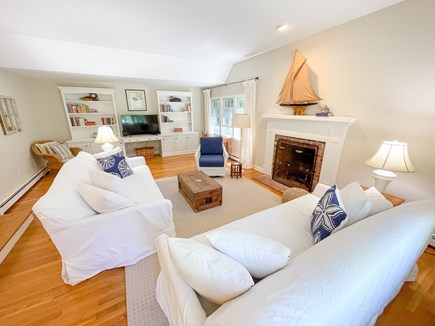 Orleans Cape Cod vacation rental - Sunken living room with TV