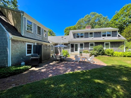 Orleans Cape Cod vacation rental - View of the back yard and spacious patio.