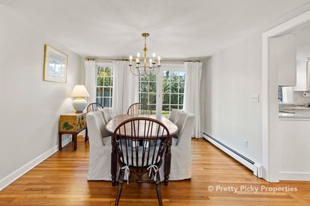Orleans Cape Cod vacation rental - Formal dining table and room off the kitchen.