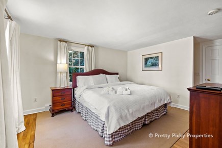 Orleans Cape Cod vacation rental - First floor master bedroom with King bed and en suite bathroom.