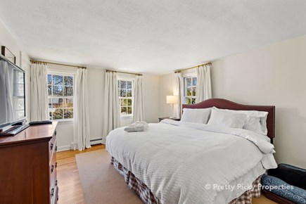 Orleans Cape Cod vacation rental - First floor master bedroom with King bed and en suite bathroom.
