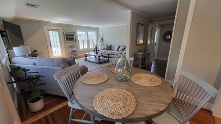 Chatham Cape Cod vacation rental - Dining Area into Living Room