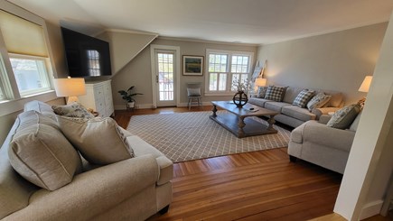 Chatham Cape Cod vacation rental - Open Living Room with 65in Smart TV