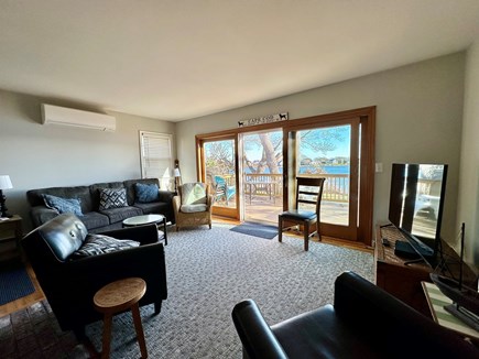 Falmouth Heights Cape Cod vacation rental - Family room with comfortable seating and TV