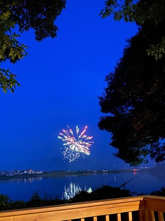 Falmouth Heights Cape Cod vacation rental - 4th of July Fireworks view avoid the crowds enjoy the view