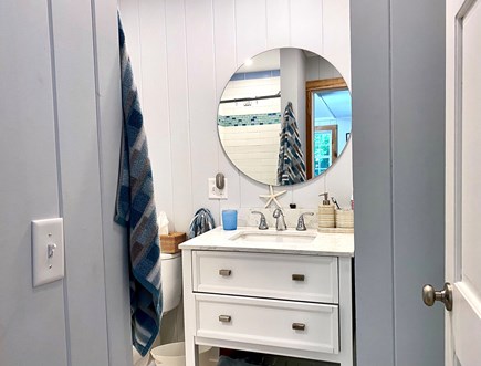 Wellfleet Cape Cod vacation rental - Bathroom includes fresh linens.
