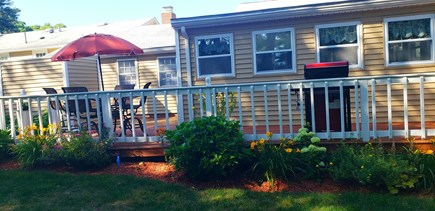 South Yarmouth  Cape Cod vacation rental - Outside Deck with grill and lots of seating
