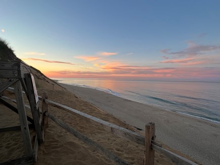 Wellfleet Cape Cod vacation rental - Sunset at Cahoon Hollow Beach