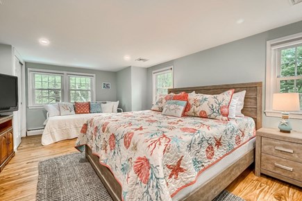 East Sandwich Cape Cod vacation rental - Bedroom One- King and Twin Trundle