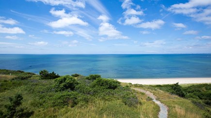 Truro Cape Cod vacation rental - Path down to the private beach