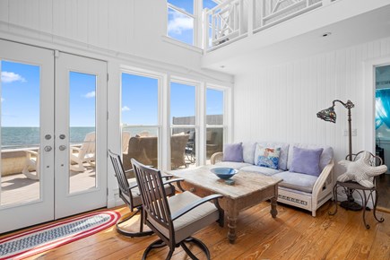 Dennis Port Cape Cod vacation rental - Living room with couch
