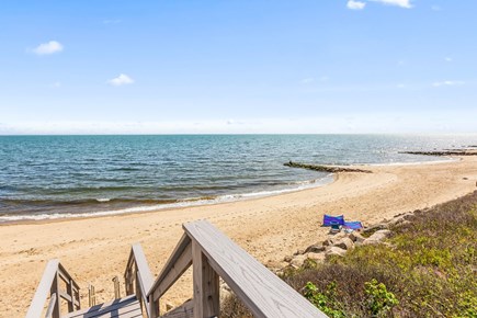 Dennis Port Cape Cod vacation rental - Stairs down to beach