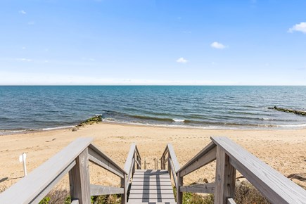 Dennis Port Cape Cod vacation rental - Stairs to beach