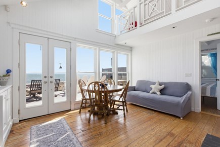 Dennis Port Cape Cod vacation rental - Living room with couch