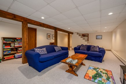Harwich Cape Cod vacation rental - Downstairs den/play area.