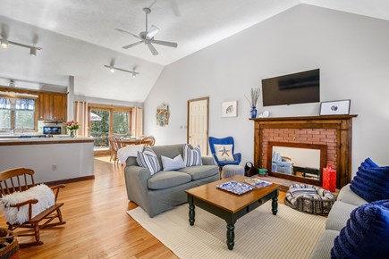 Harwich Cape Cod vacation rental - Living room with plenty of seating.