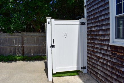 Dennis Port Cape Cod vacation rental - Outdoor Shower - Exclusive Use