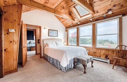 Hyannis Cape Cod vacation rental - Queen bedroom, lofted ceilings, ocean view